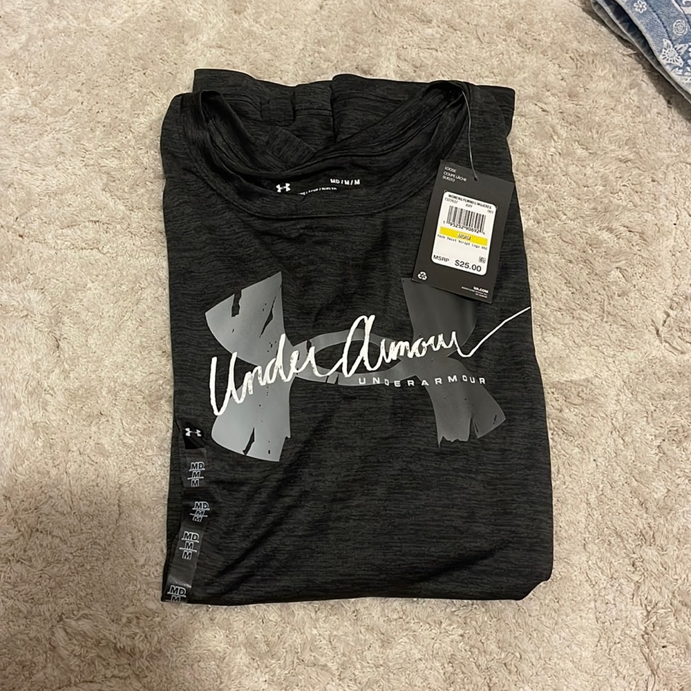 Dark Gray Under Armour T-shirt Size Medium